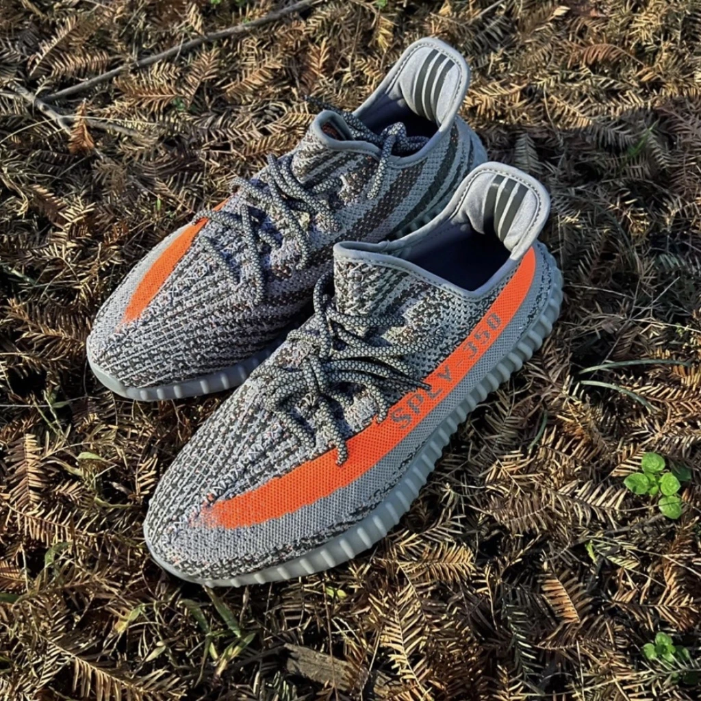 ADIDAS YEEZY BOOST 350 V2 灰橘滿天星2.0 (GW1229)