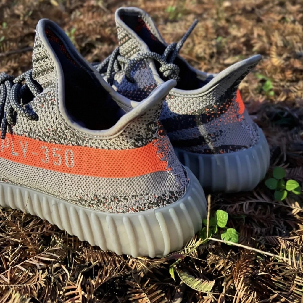 ADIDAS YEEZY BOOST 350 V2 灰橘滿天星2.0 (GW1229)