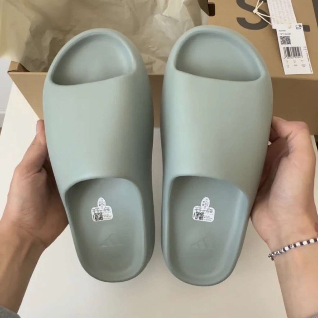 ADIDAS YEEZY SLIDE "Salt" 海鹽綠 薄荷色 (ID5480)