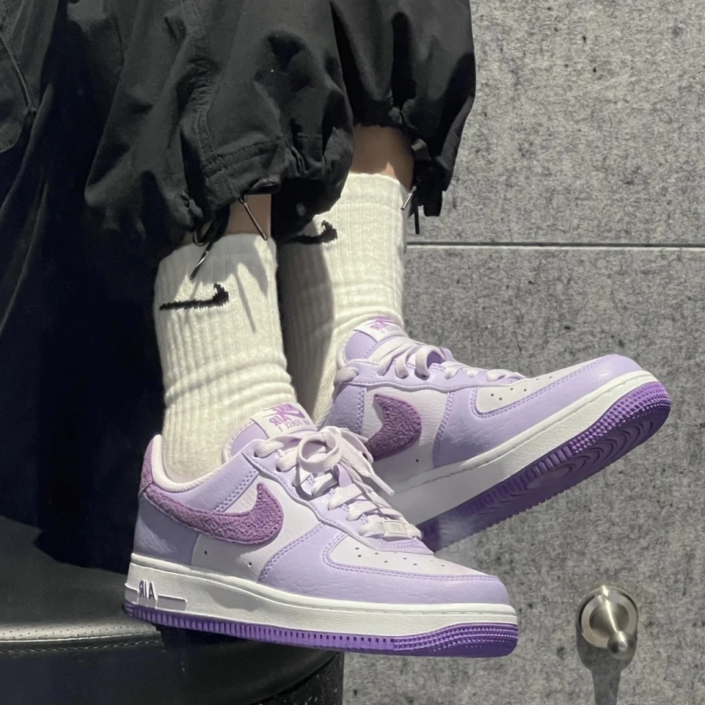 NIKE AIR FORCE 1 LOW "07 NN 絨毛紫丁香 (HQ3905-500)