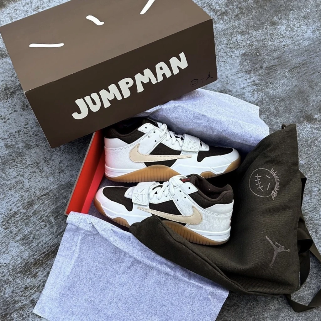 Travis Scott x Jordan Jumpman Jack TR 摩卡倒鉤 簽名鞋 FZ8117-100