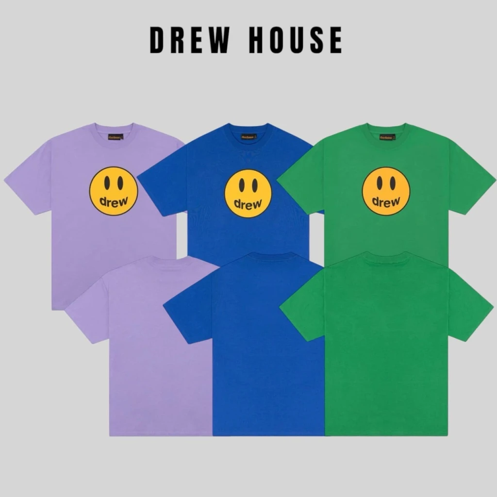Drew House SS23 微笑笑臉印花圓領短袖T