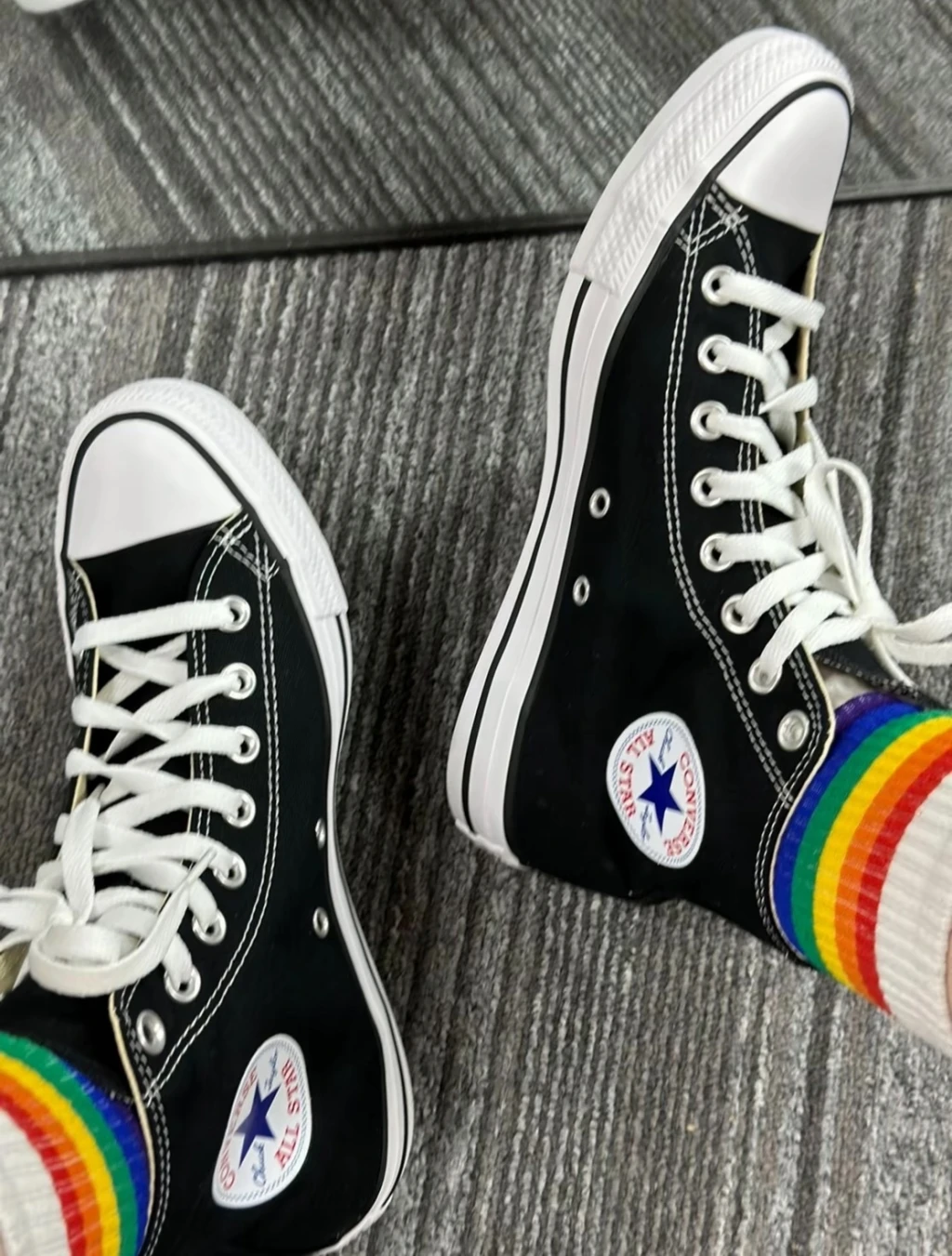 CONVERSE Chuck Tayor All Star 高筒黑白帆布鞋 (M9160C)