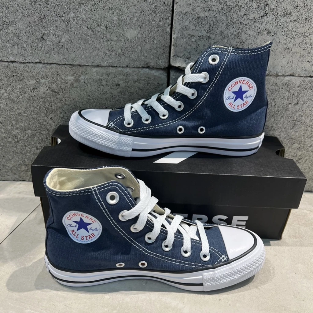 CONVERSE Chuck Tayor All Star 高筒深藍帆布鞋 (M9622C)