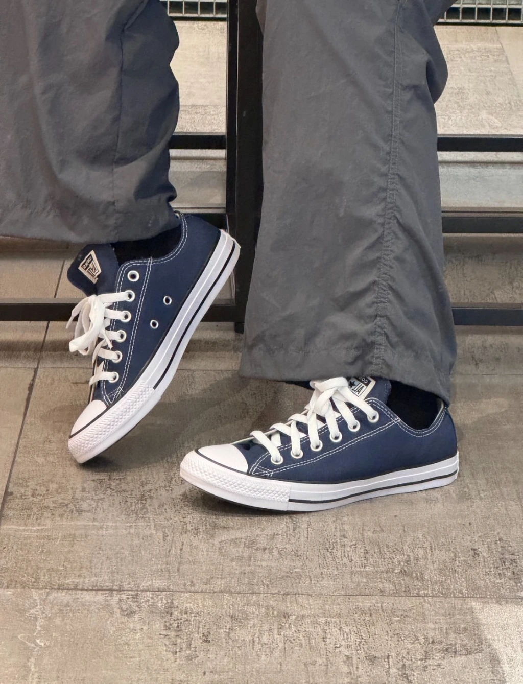 CONVERSE Chuck Taylor All Star 低筒深藍帆布鞋 (M9697C)