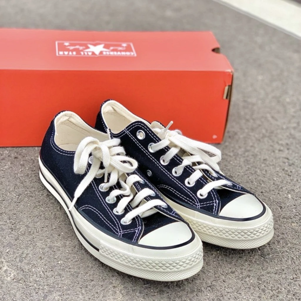 CONVERSE 1970s All Star 復古黑白帆布鞋 (162058C)