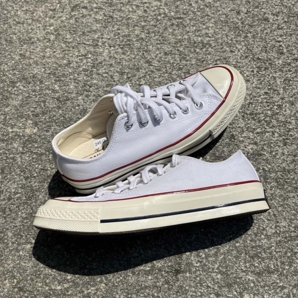 CONVERSE 1970s All Star 復古純白帆布鞋 (162065C)