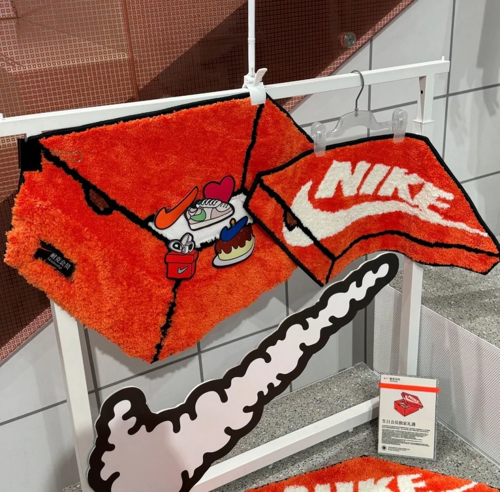 <國外限定> NIKE經典鞋盒二合一地毯