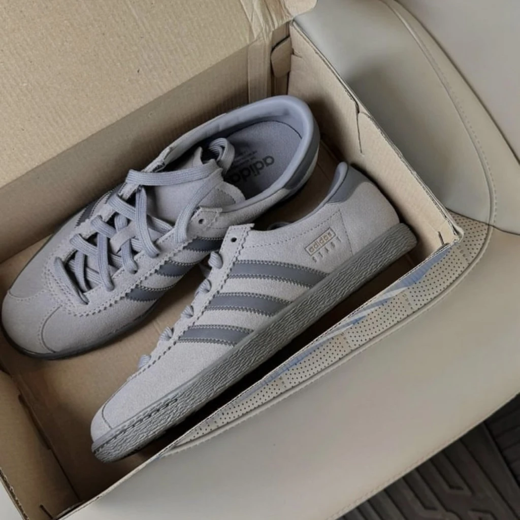 ADIDAS ORIGINALS STADT 麂皮碳灰 (JI1880)
