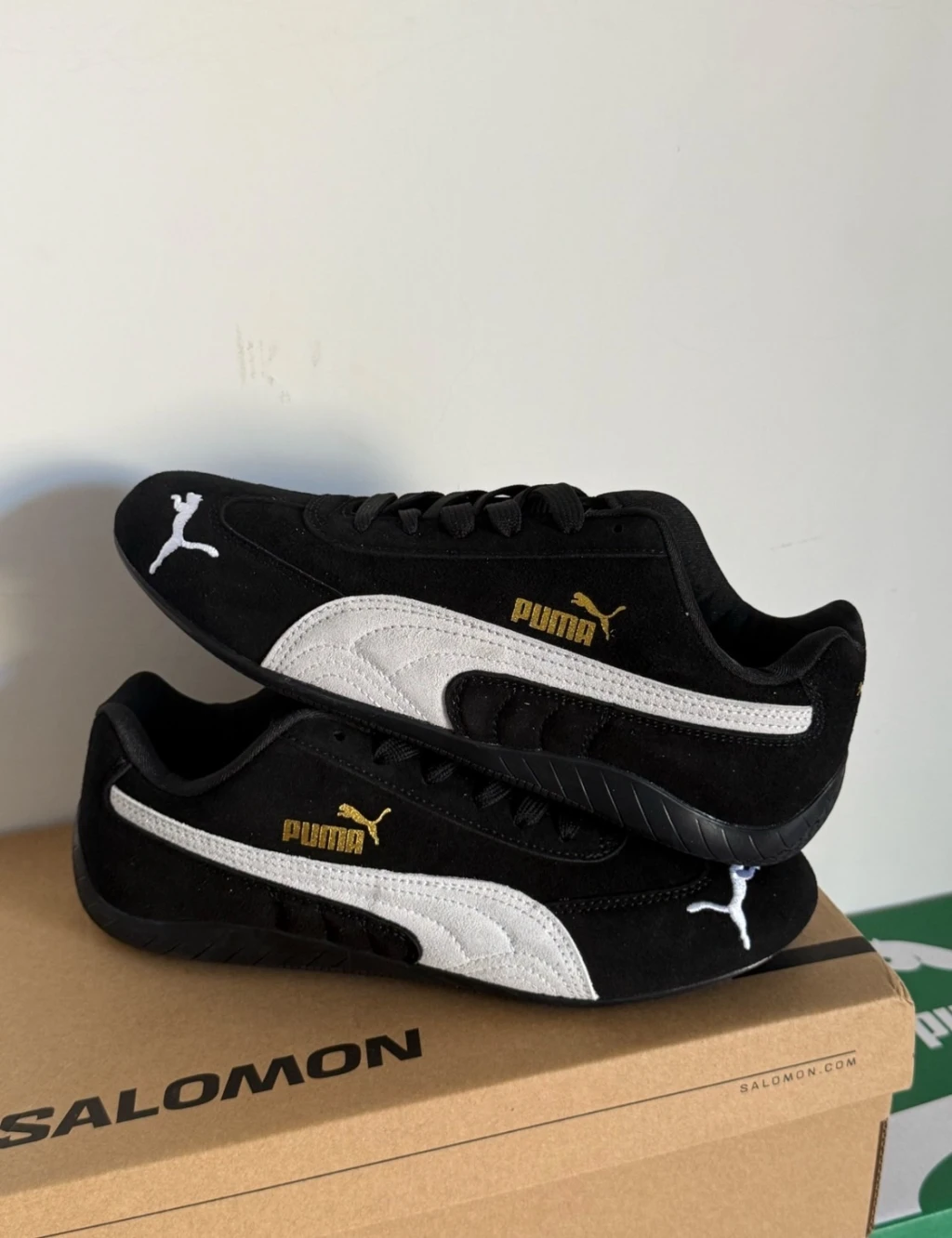 <創新低呀!!!>PUMA Speedcat OG 復古賽車鞋 黑白 (398846-01)