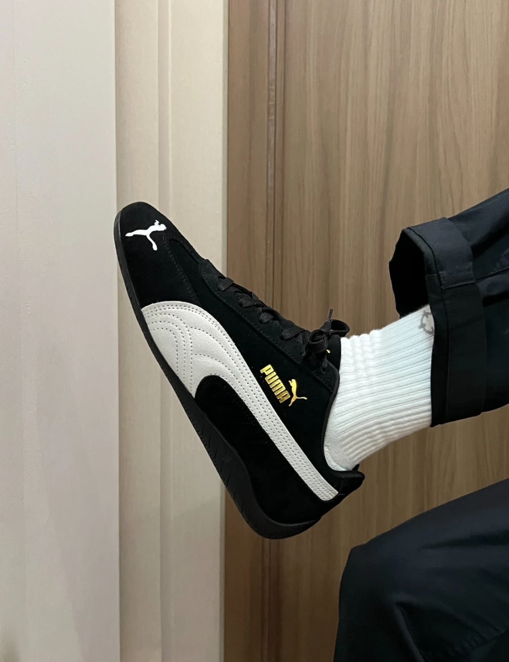 <創新低呀!!!>PUMA Speedcat OG 復古賽車鞋 黑白 (398846-01)