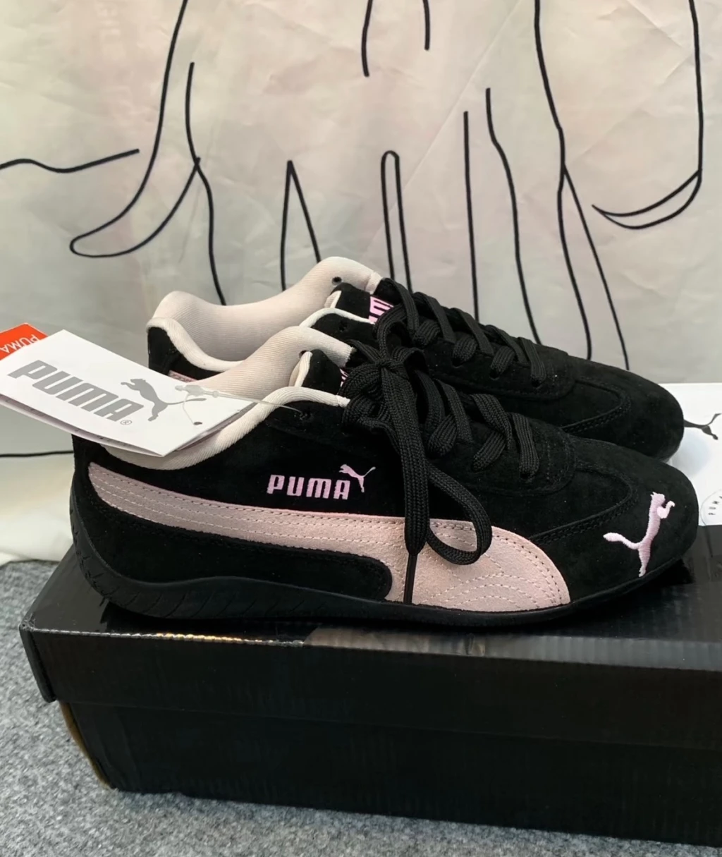 PUMA Speedcat OG 復古賽車鞋 黑粉 (398846-09)
