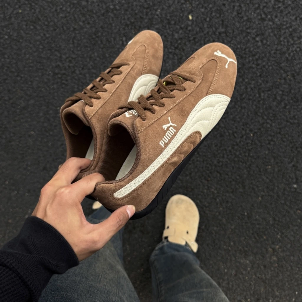 PUMA Speedcat OG 復古賽車鞋 麂皮咖啡 (398846-31)