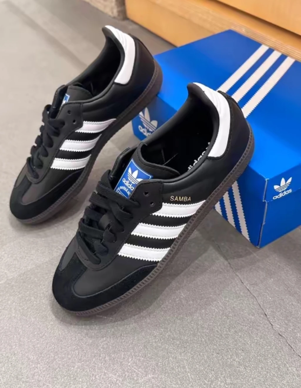 <尺碼齊全> ADIDAS SAMBA OG 經典黑 (B75807)