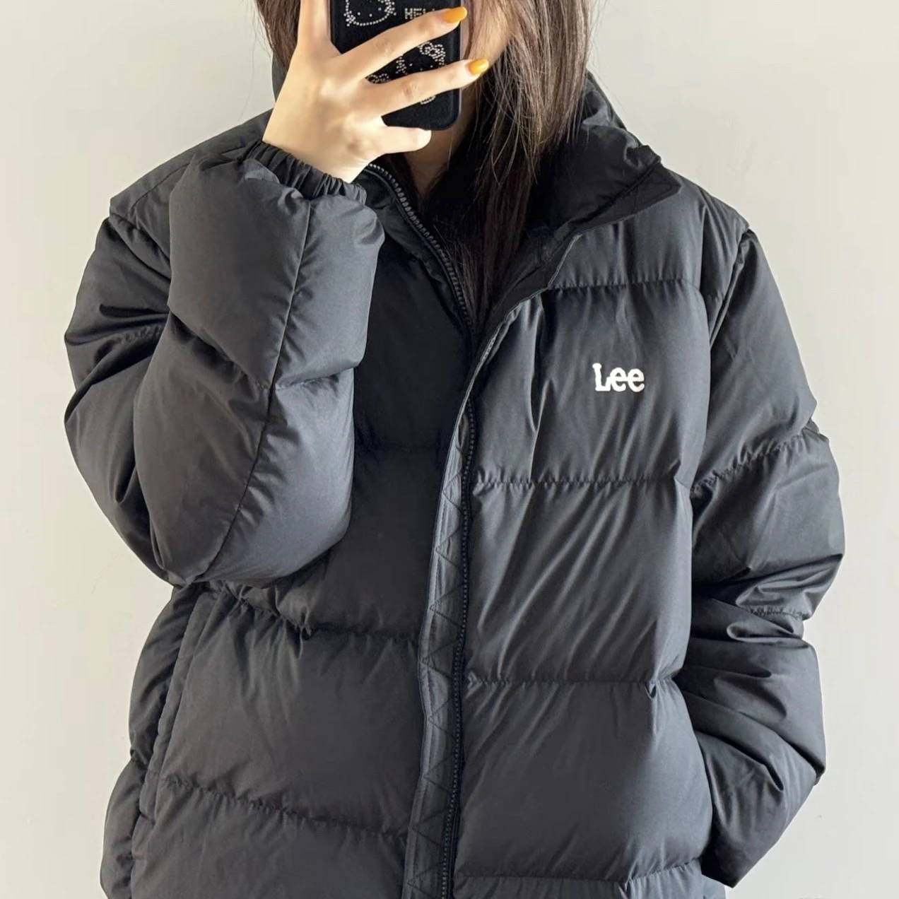 <秋冬穿搭> Lee經典款小標羽絨麵包外套