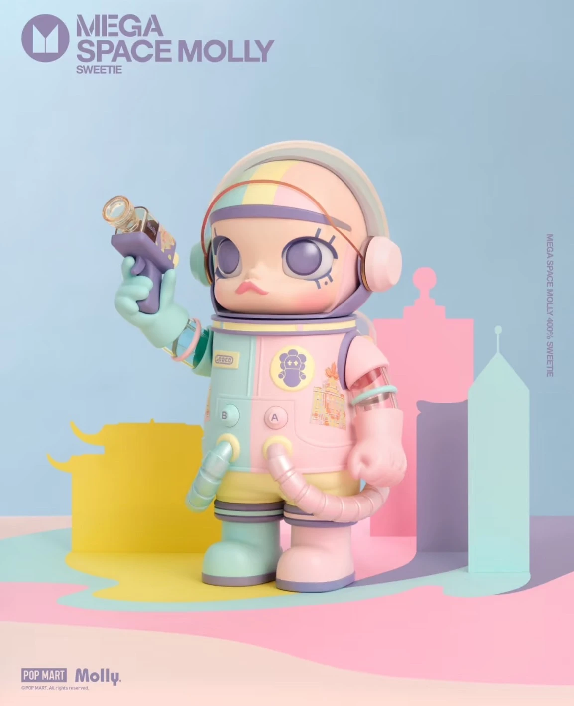 POP MART 澳門限定 蜜糖Molly 100%