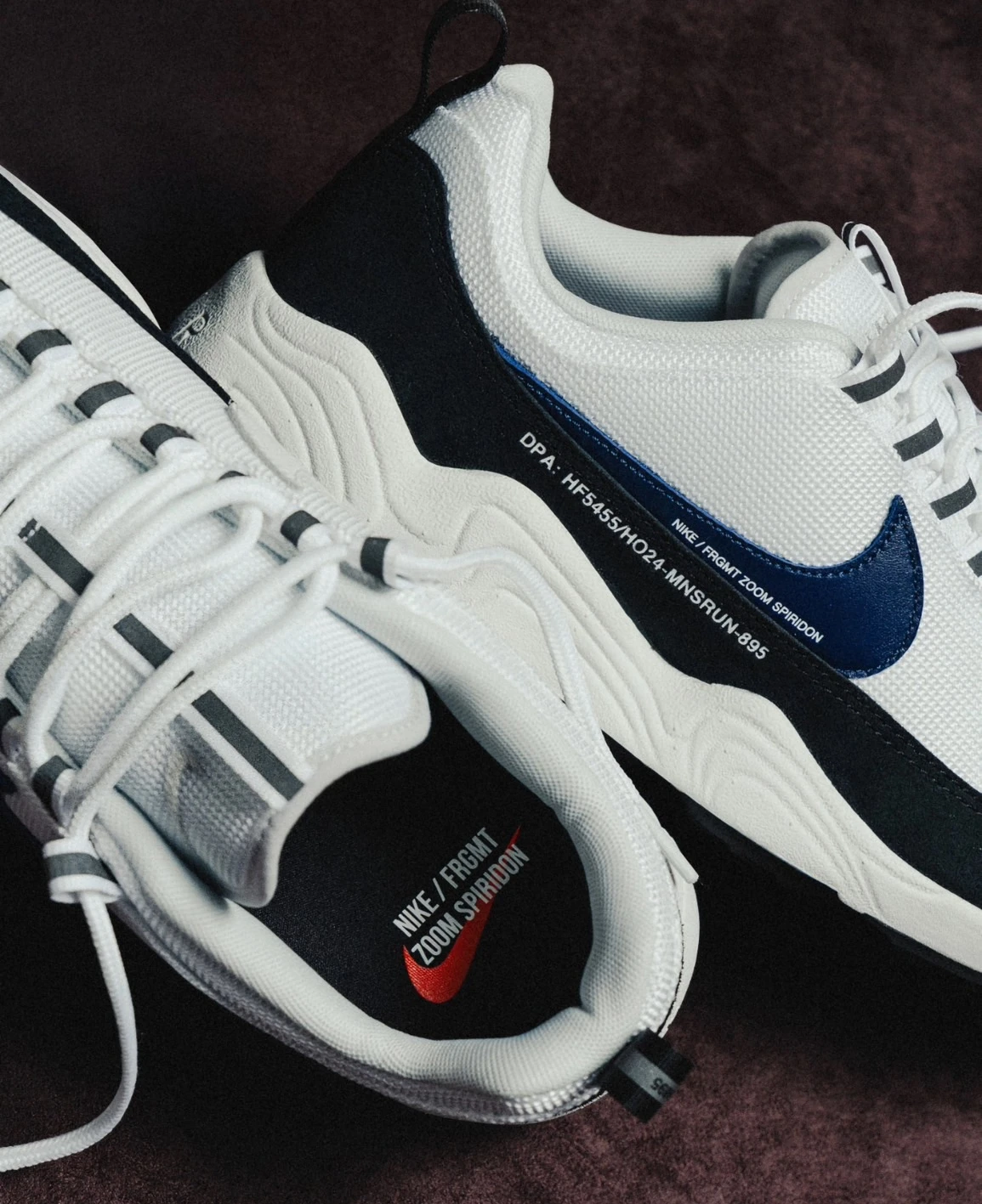 Fragment Design x Nike Zoom Spiridon 藤原浩閃電聯名 白色 (HF5455-100)