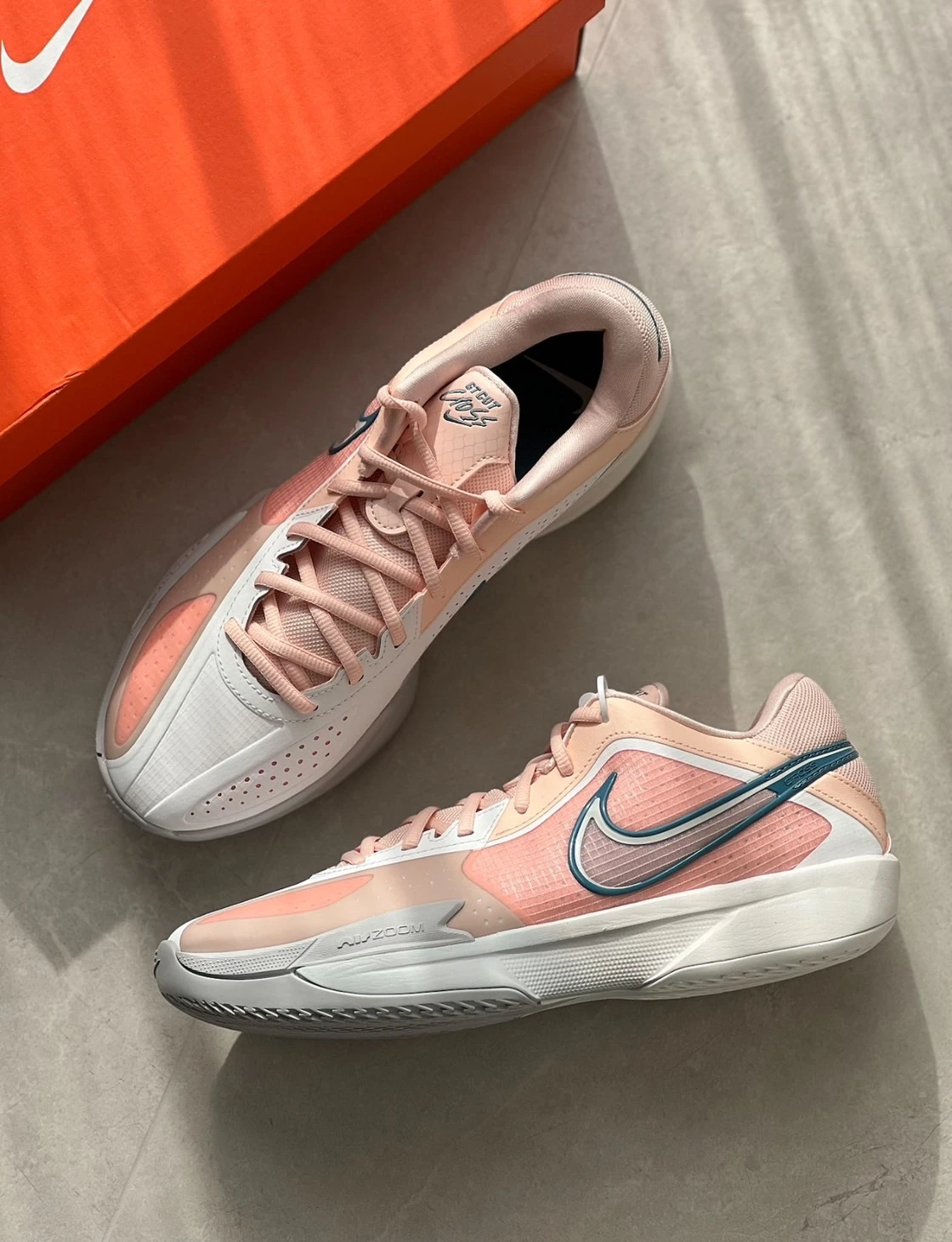 Nike GT Cut Cross EP 珊瑚粉白 (HF0231-602)
