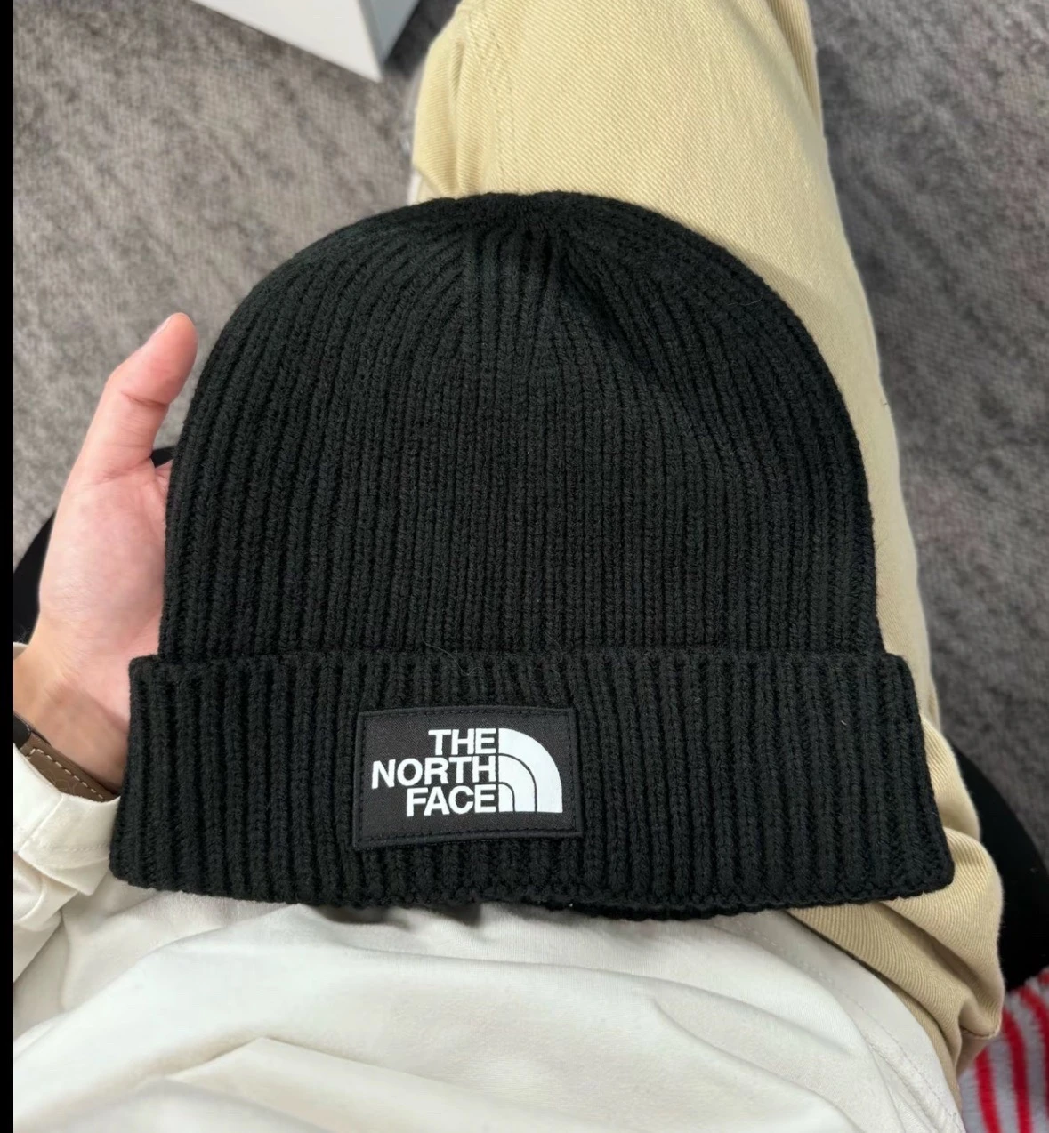 The North Face 北臉針織LOGO毛帽