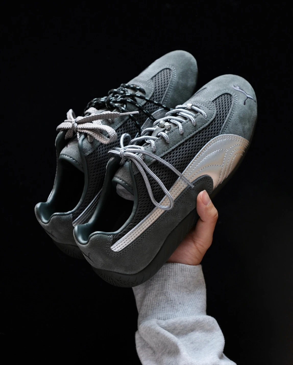 PUMA Speedcat OG 復古賽車鞋 麂皮黑灰 (403902-03)