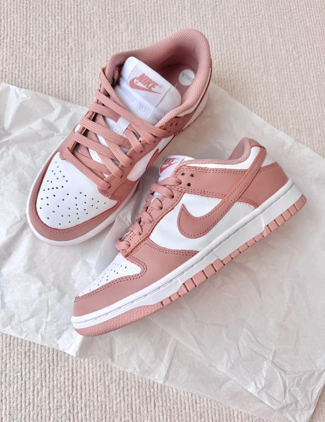 <限時折扣> NIKE DUNK LOW "Rose Whisper" 玫瑰粉(DD1503-118)