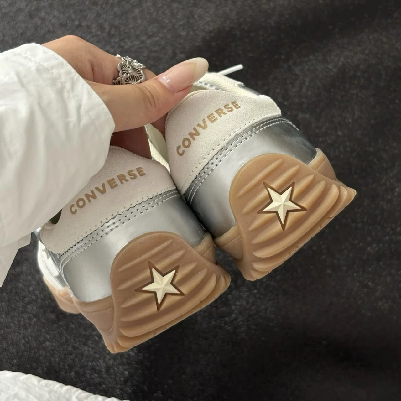 Converse Runstar Trainer 未來銀系列 復古德訓鞋(A15189C)
