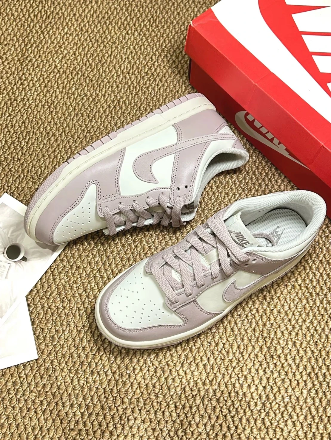 NIKE DUNK LOW GS 芋泥紫 淡紫色 (FB9109-122)