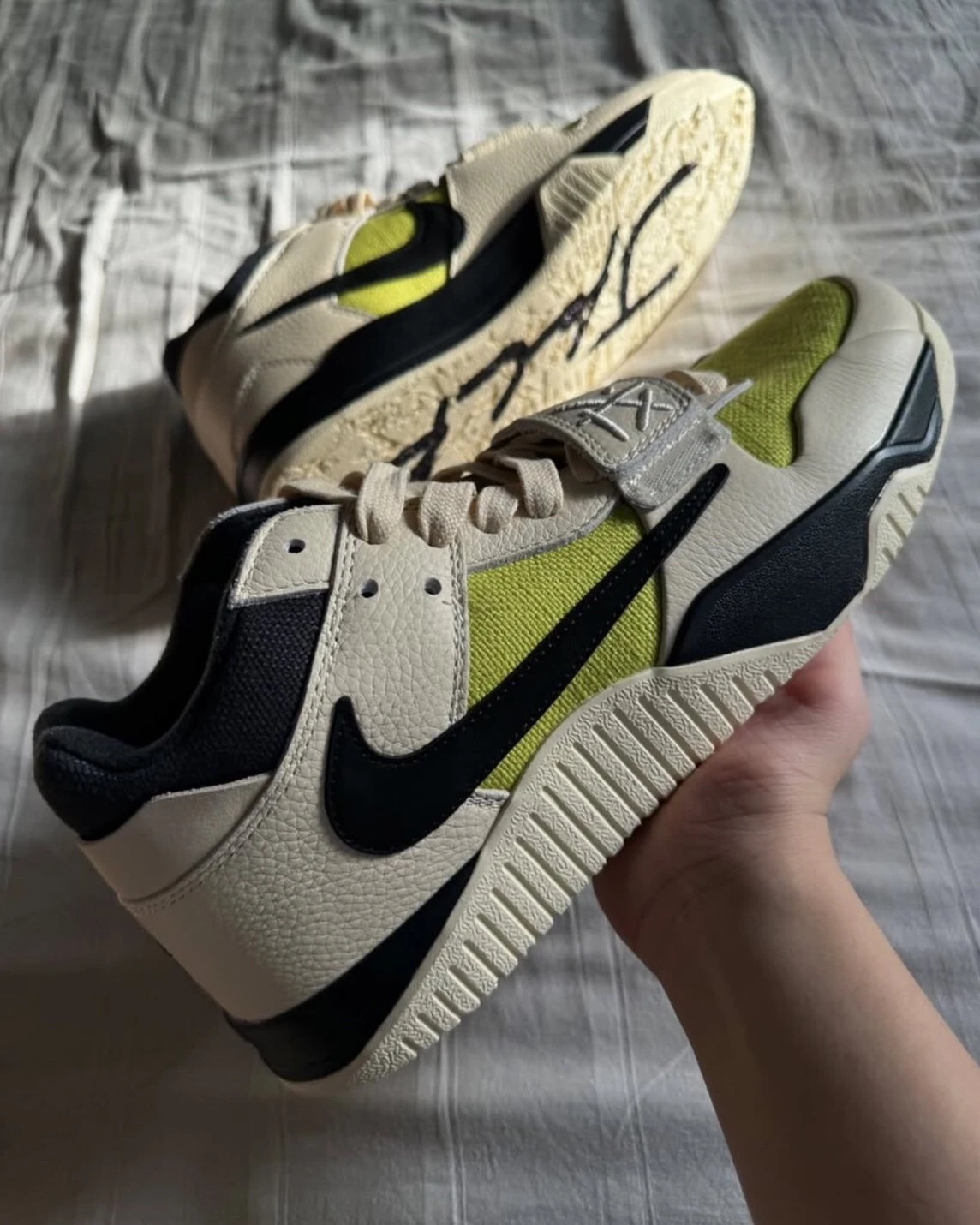 Travis Scott x Jordan Jumpman Jack TR Bright Cactus 北美限定 仙人掌黃 倒鉤 FZ8117-102
