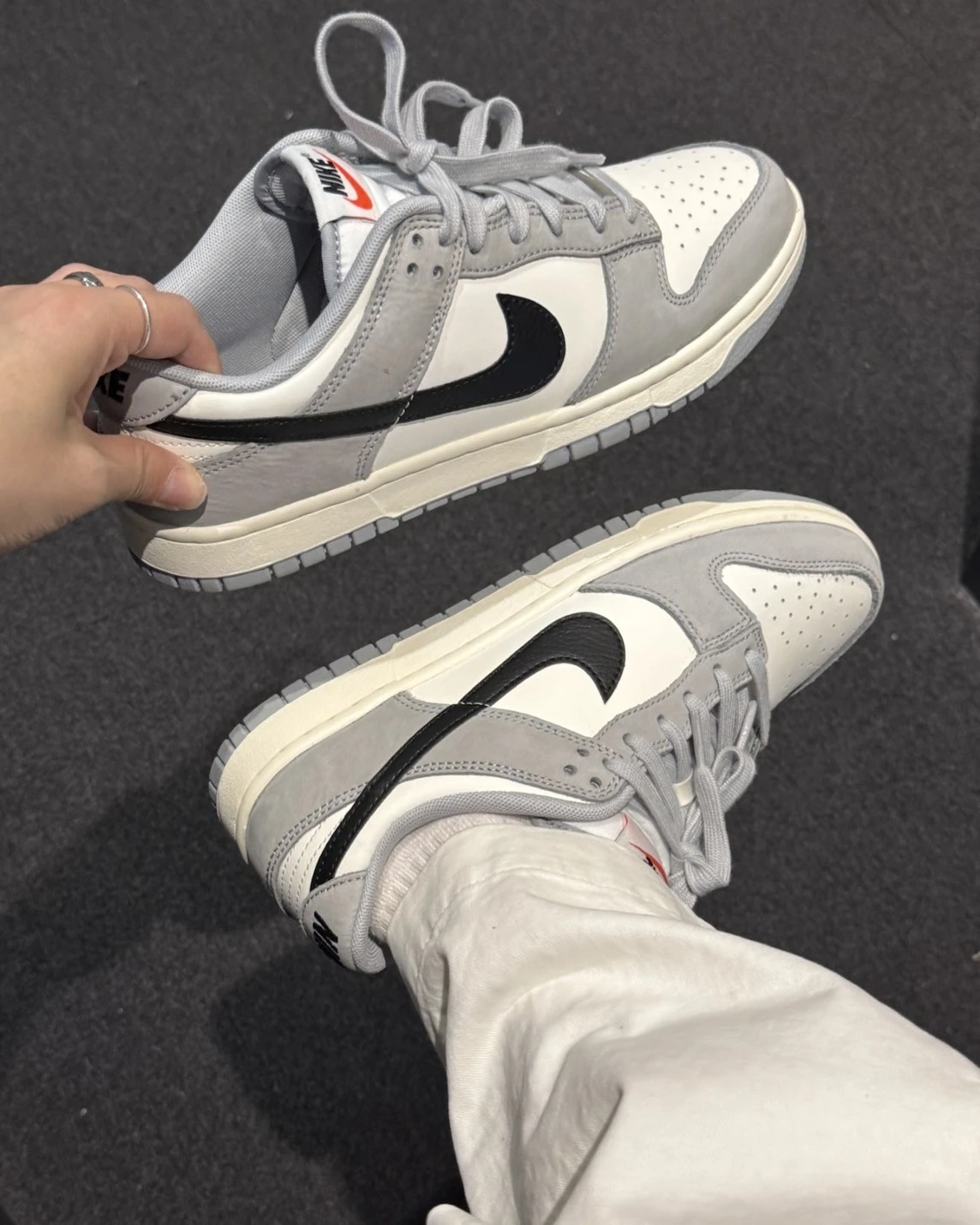 <國外新色>NIKE DUNK LOW 煙灰 奶油底(IB3079-101)