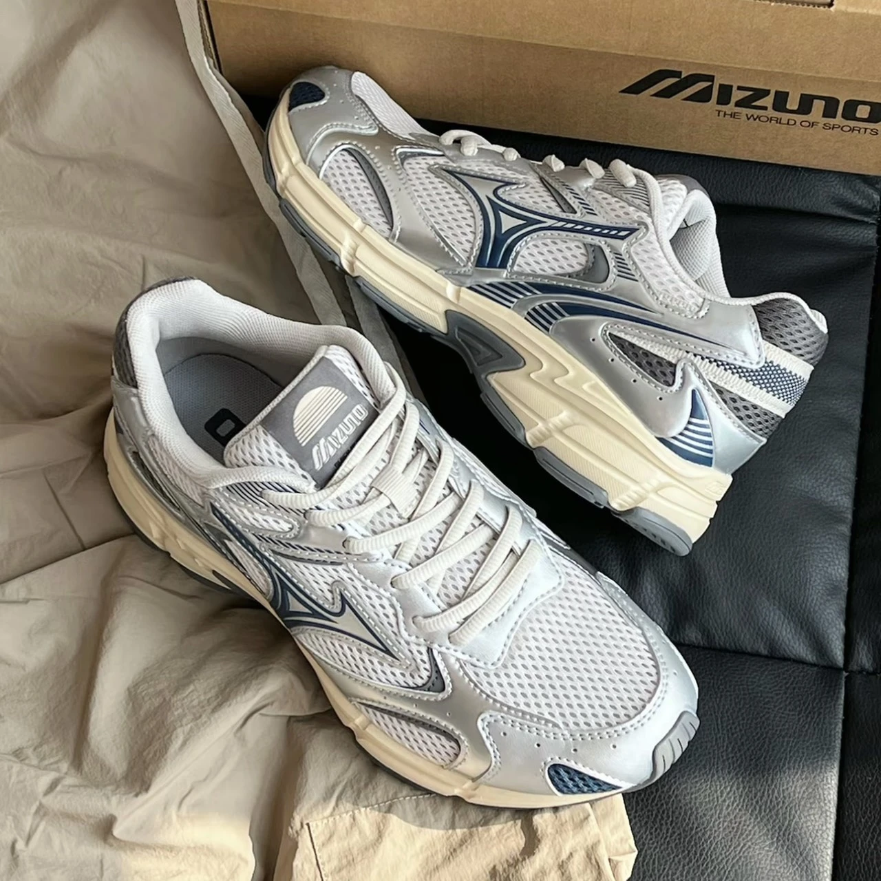 Mizuno Speed 2K 美津濃 金屬白銀藍(D1GH222913)