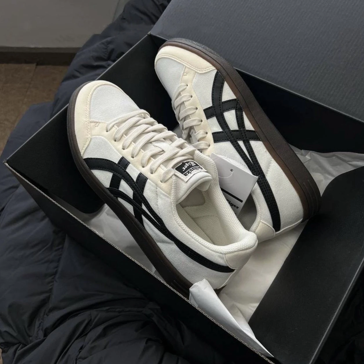 Onitsuka Tiger Advanti 鬼塚虎 焦糖底 黑白(1183B799-101)