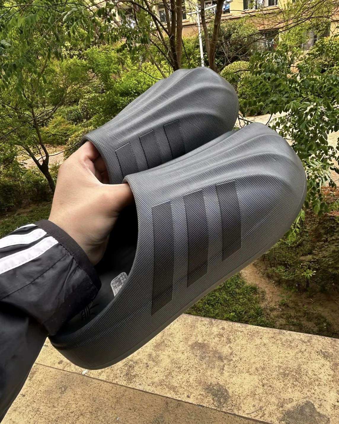 ADIDAS ADIFOM SUPERSTAR MULE 懶人拖 穆勒鞋 黑色(JP5387)