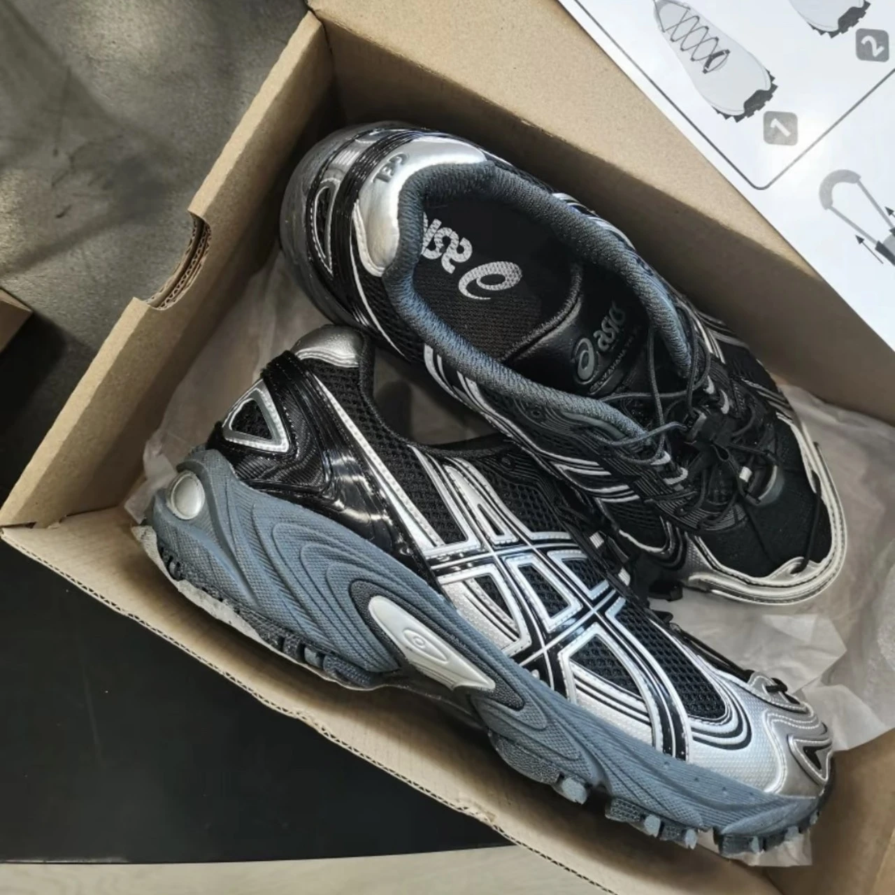 ASICS GEL-KAHANA TR V4 千禧風 復古黑銀(1203A497-001)