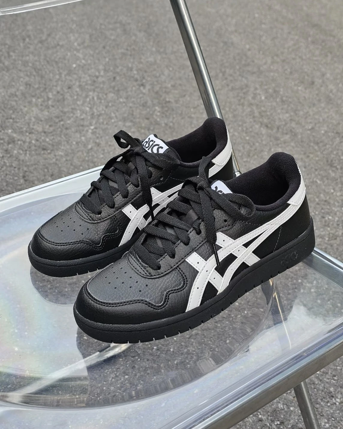 ASICS JAPAN S "Black / White " 復古黑白板鞋(1203A033-001)