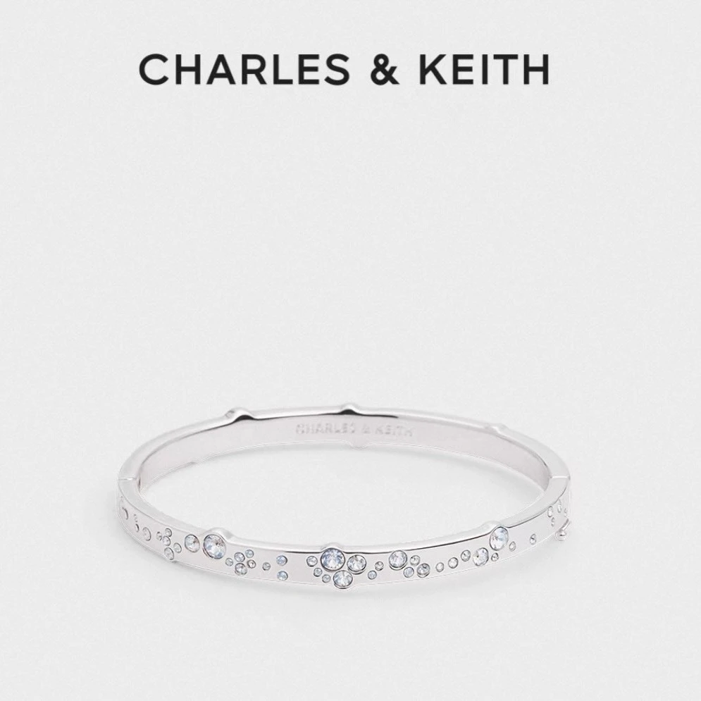 CHARLES & KEITH 小CK 夏新閃鑽氣質 水晶手鐲