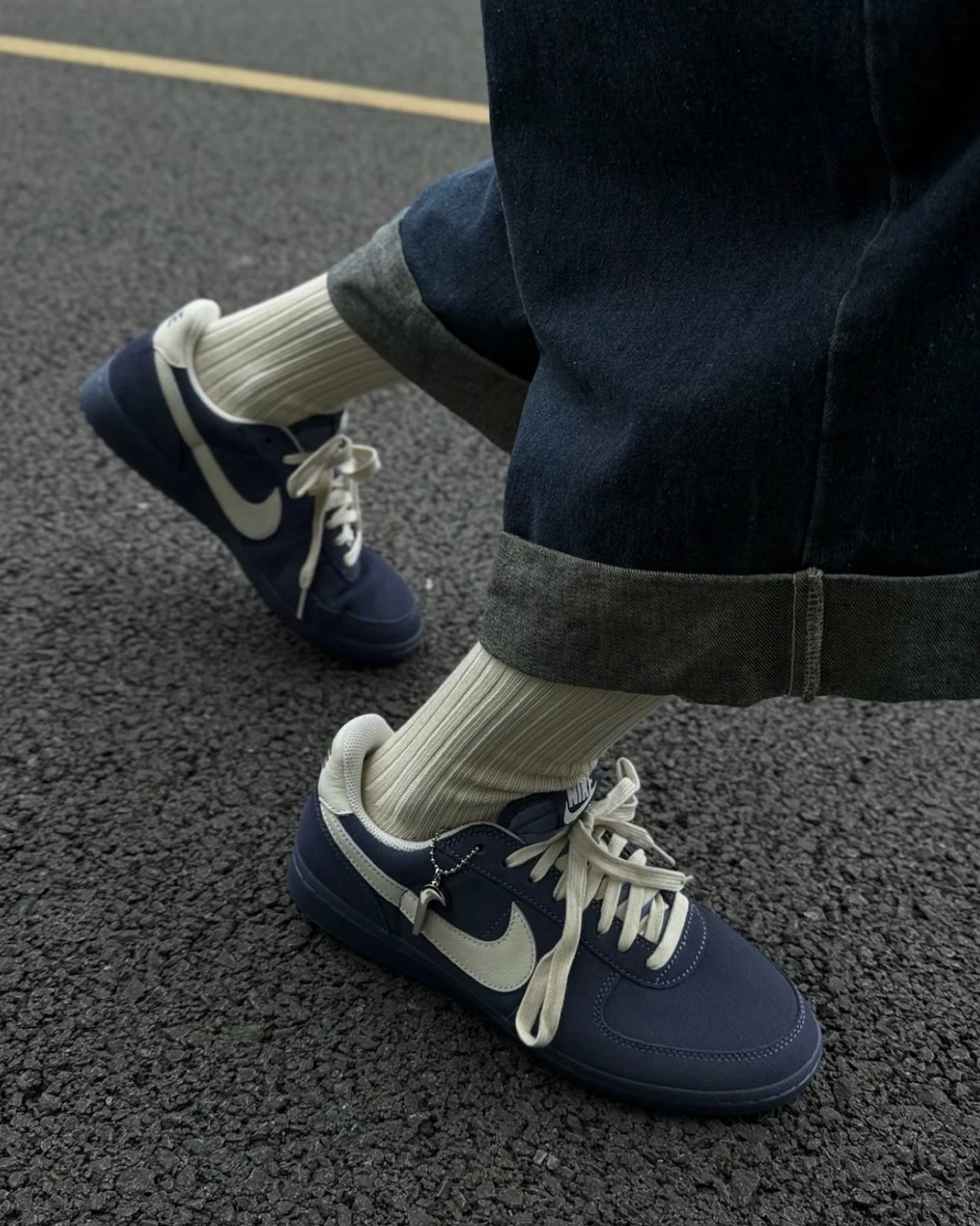 <國外限定> NIKE FIELD GENERAL 麂皮霧霾藍 德訓鞋(IF0666-400)