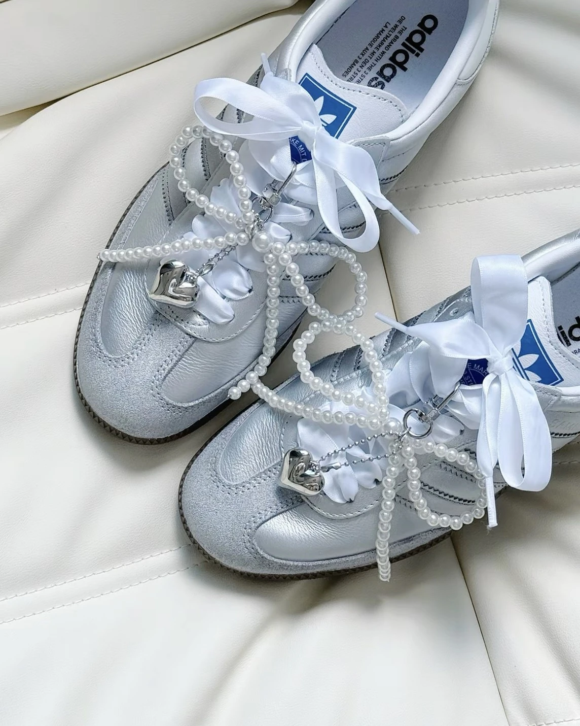 <訂製款> ADIDAS SAMBA OG 月光芭蕾珍珠 訂製款