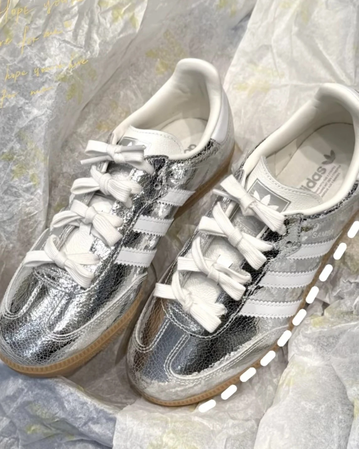 <奇蹟補貨>ADIDAS ORIGINALS SAMBA 液態金屬銀(JR0035)