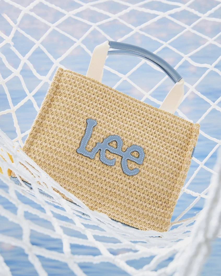 Lee時尚夏日顏值 休閒 復古 編織 托特包 單肩包 手提包