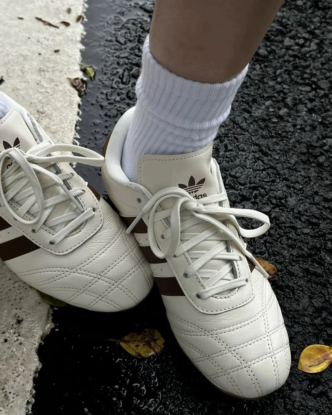 <韓國限定>ADIDAS ORIGINALS TAEKWONDO LACE 焦糖拿鐵(JQ0565)