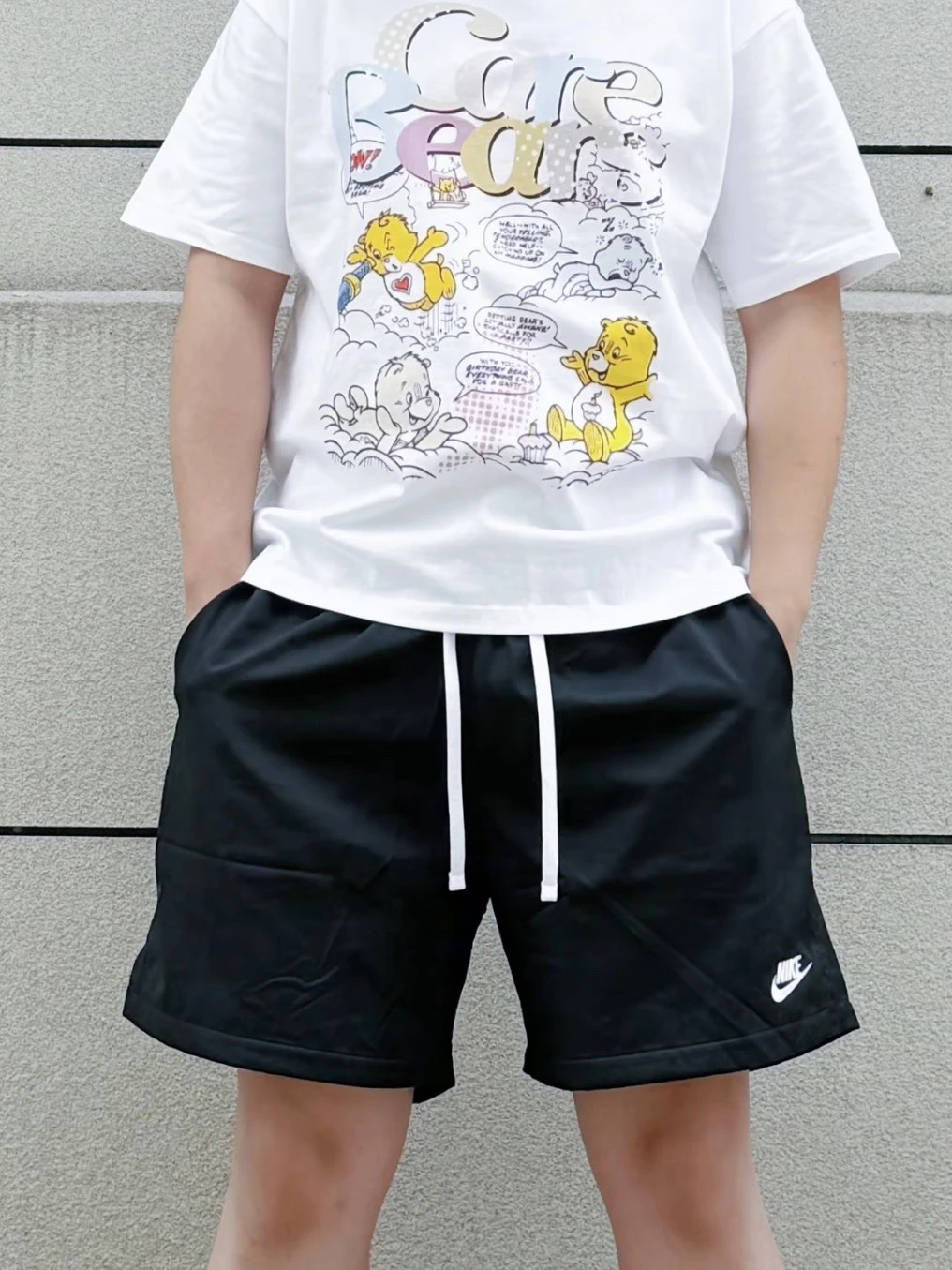 NIKE SPORTSWEAR 刺繡LOGO 運動短褲 (AR2383-010)