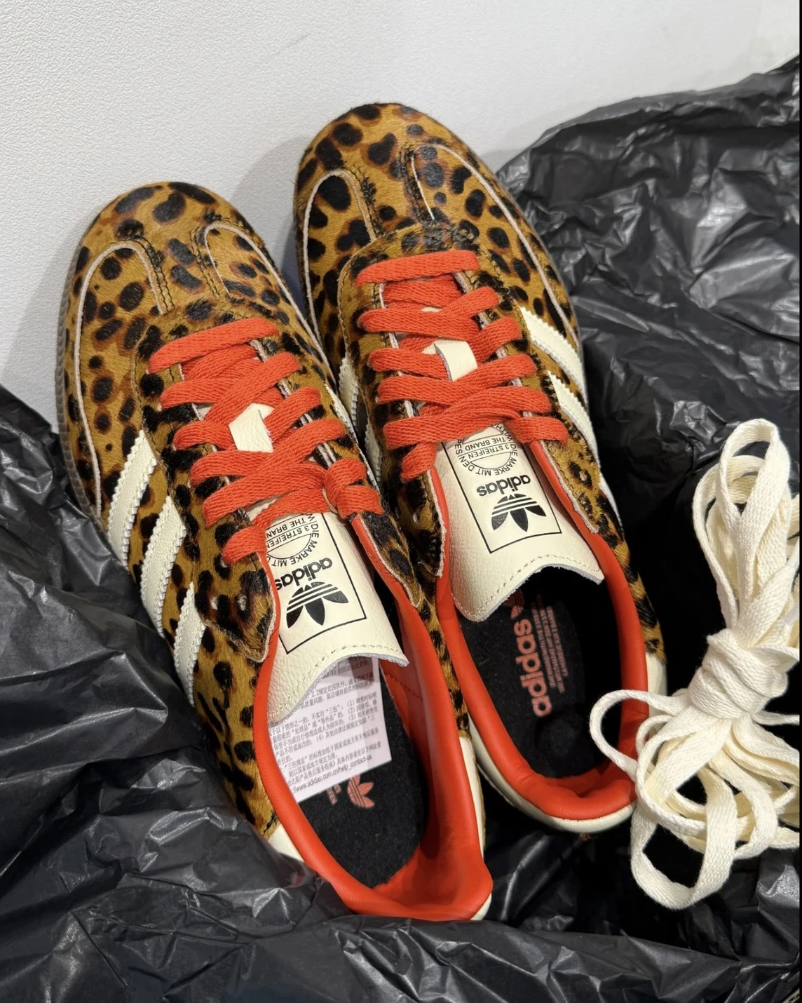 <奇蹟補貨>ADIDAS SAMBA OG 豹紋 復古 棕色(JI2734)