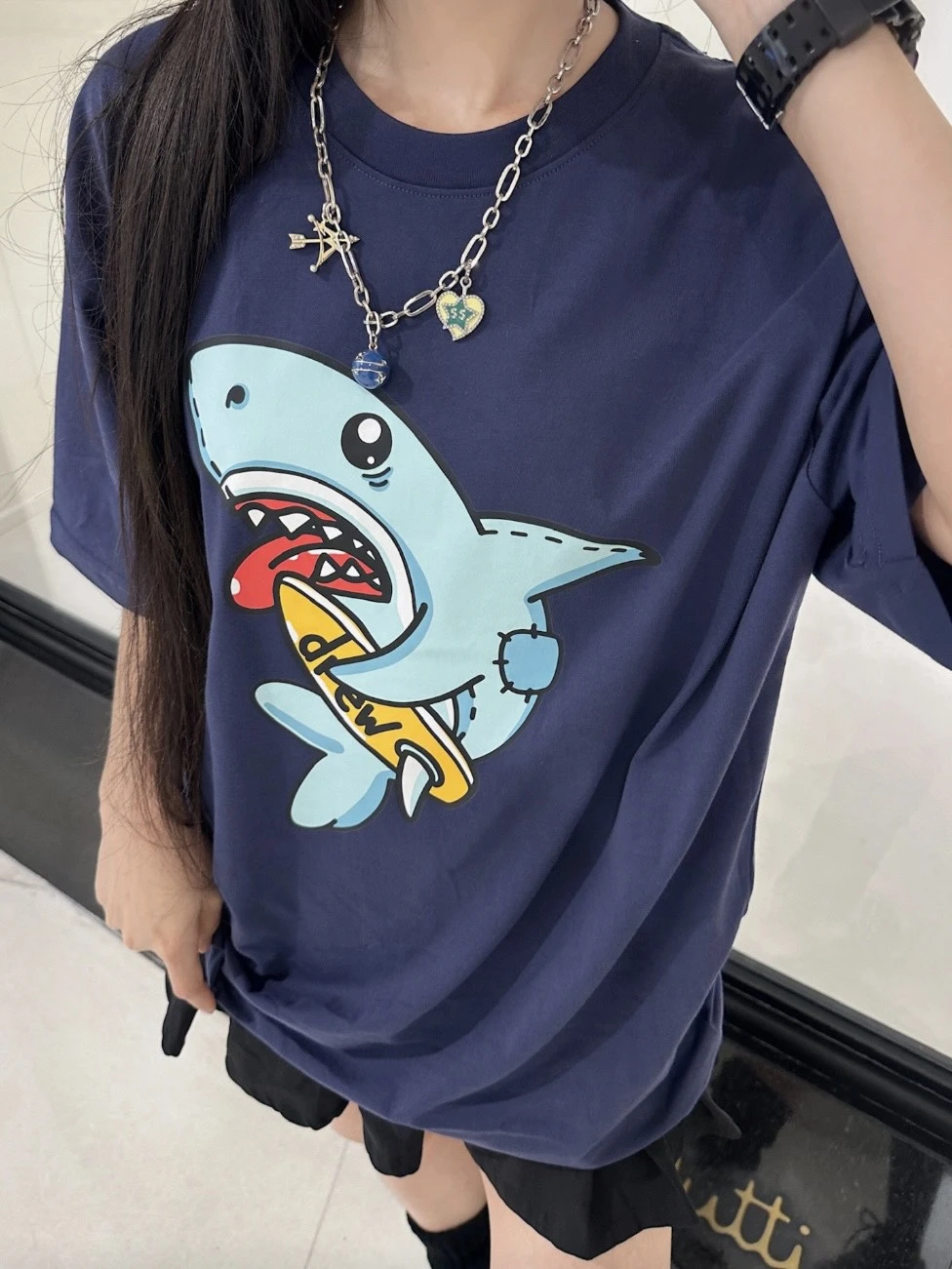 Drew House SS25 衝浪鯊魚印花 短袖(3色可選)
