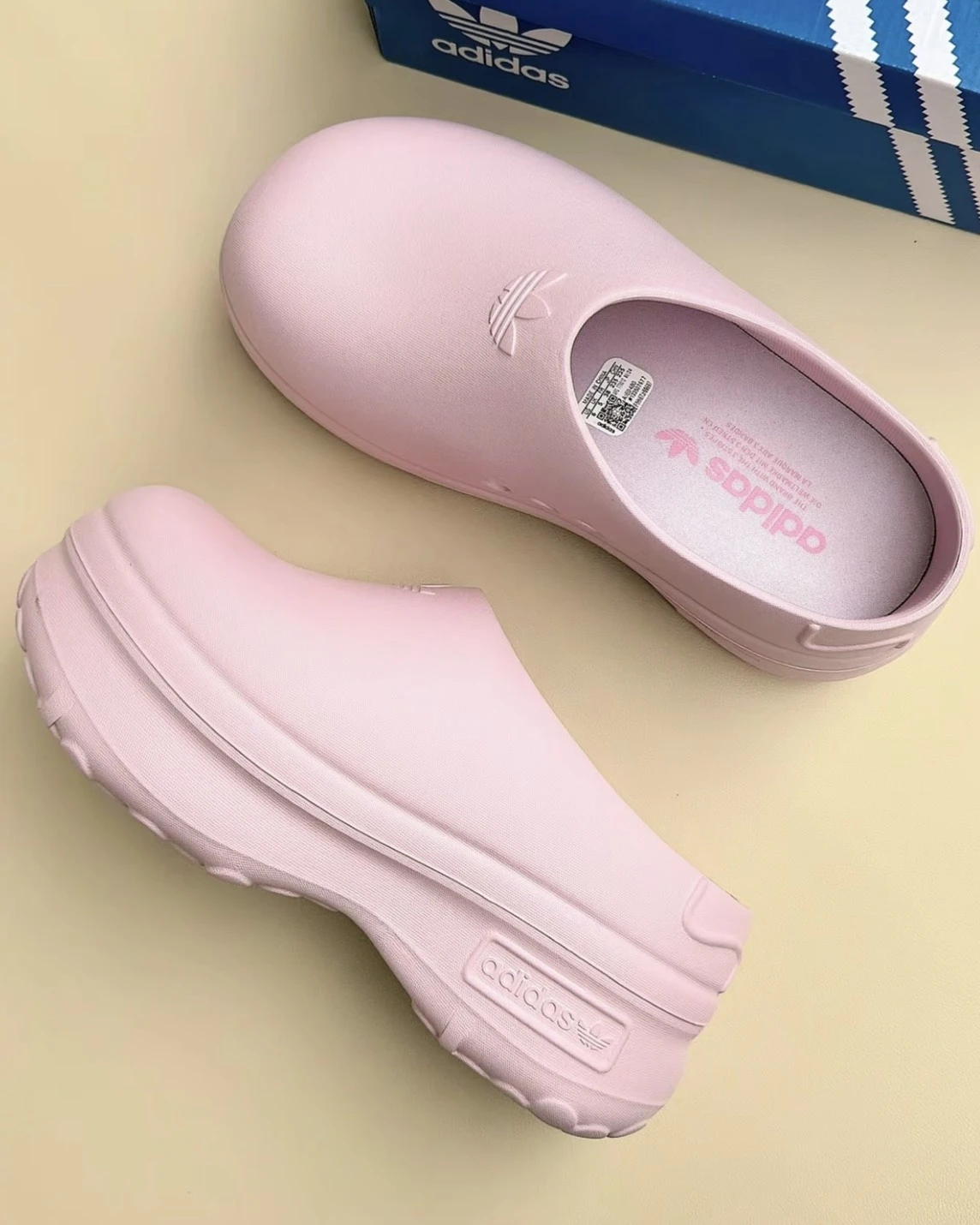 ADIDAS AdiFOM Stan Smith MULE 懶人 包頭拖 粉(IE0480)