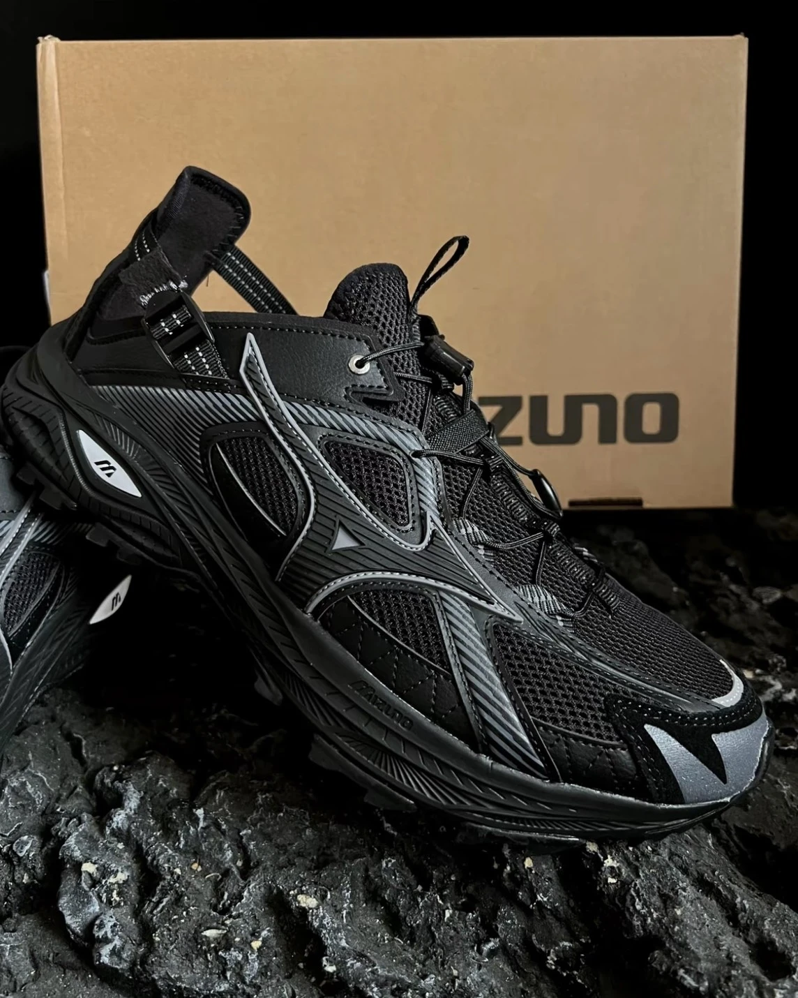 MIZUNO RACER TRAIL SE 黑魂 機能 戶外 朔溪鞋 涼鞋(D1GH241903)