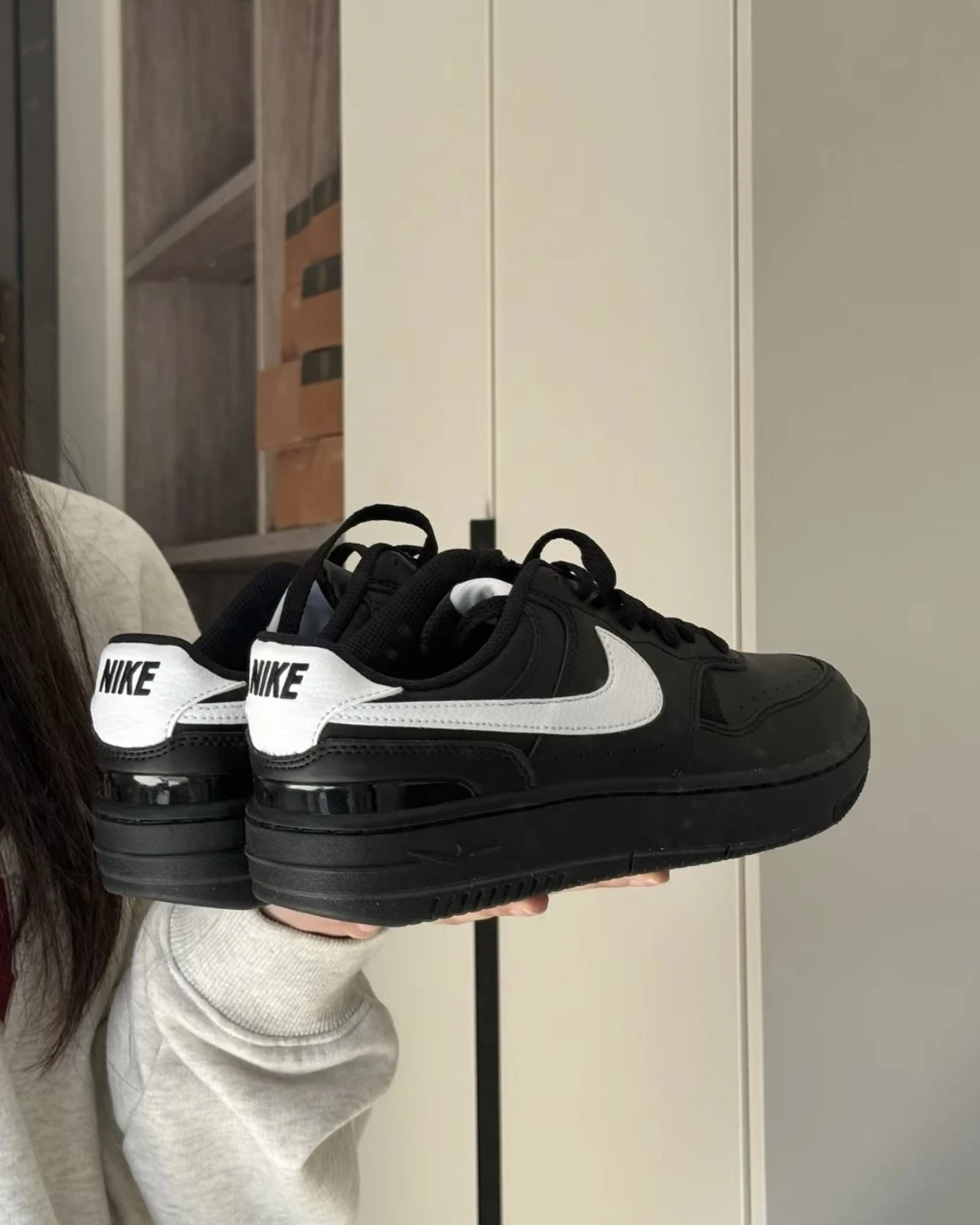 NIKE GAMMA FORCE "Black White" 黑底白勾 小AMBUSH(FQ6476-010)