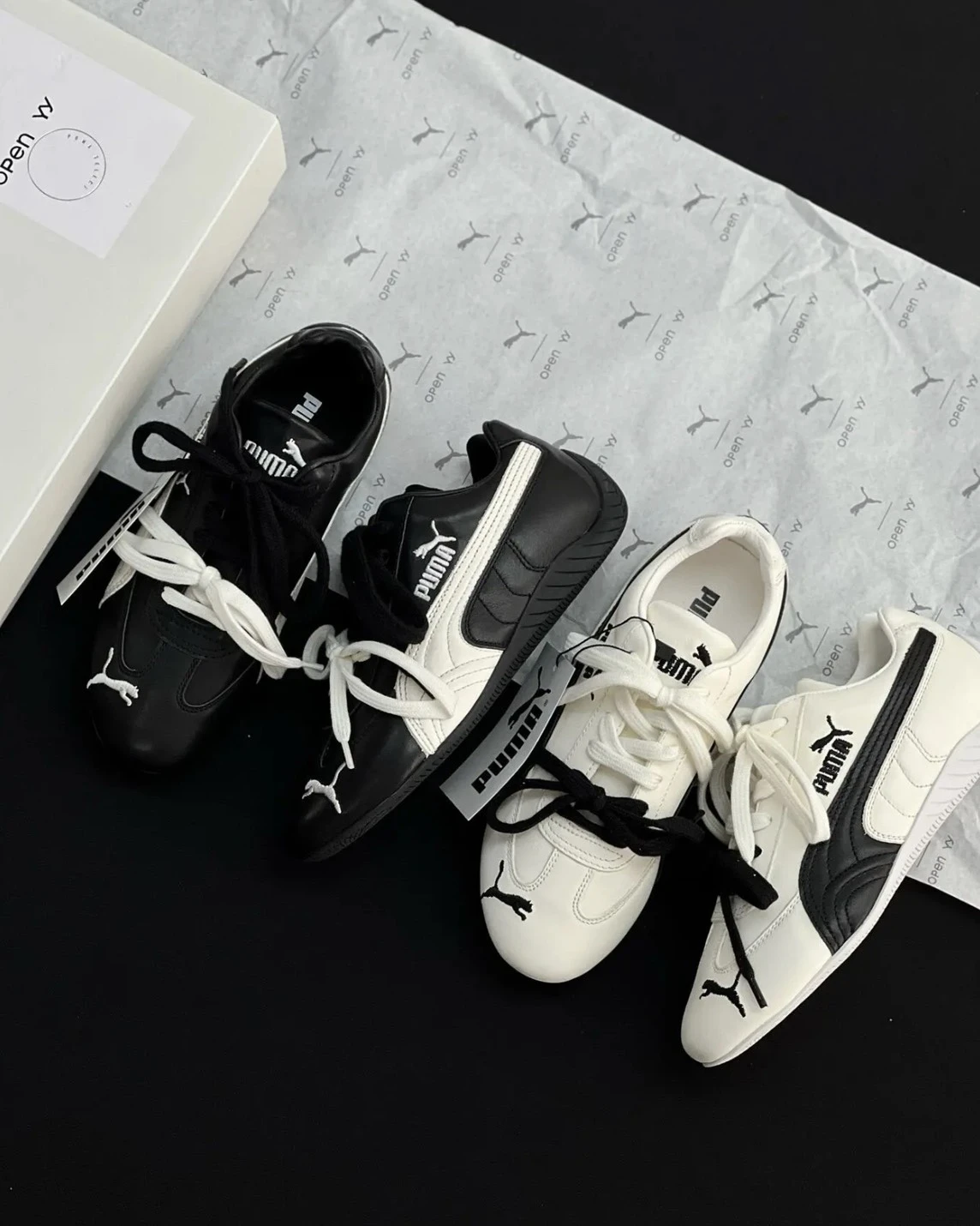 Rosé x Puma Speedcat 芭蕾風 聯名 黑白 薄底賽車鞋(404391-01/404390-01) 正品球鞋・國外服飾・精品 ...