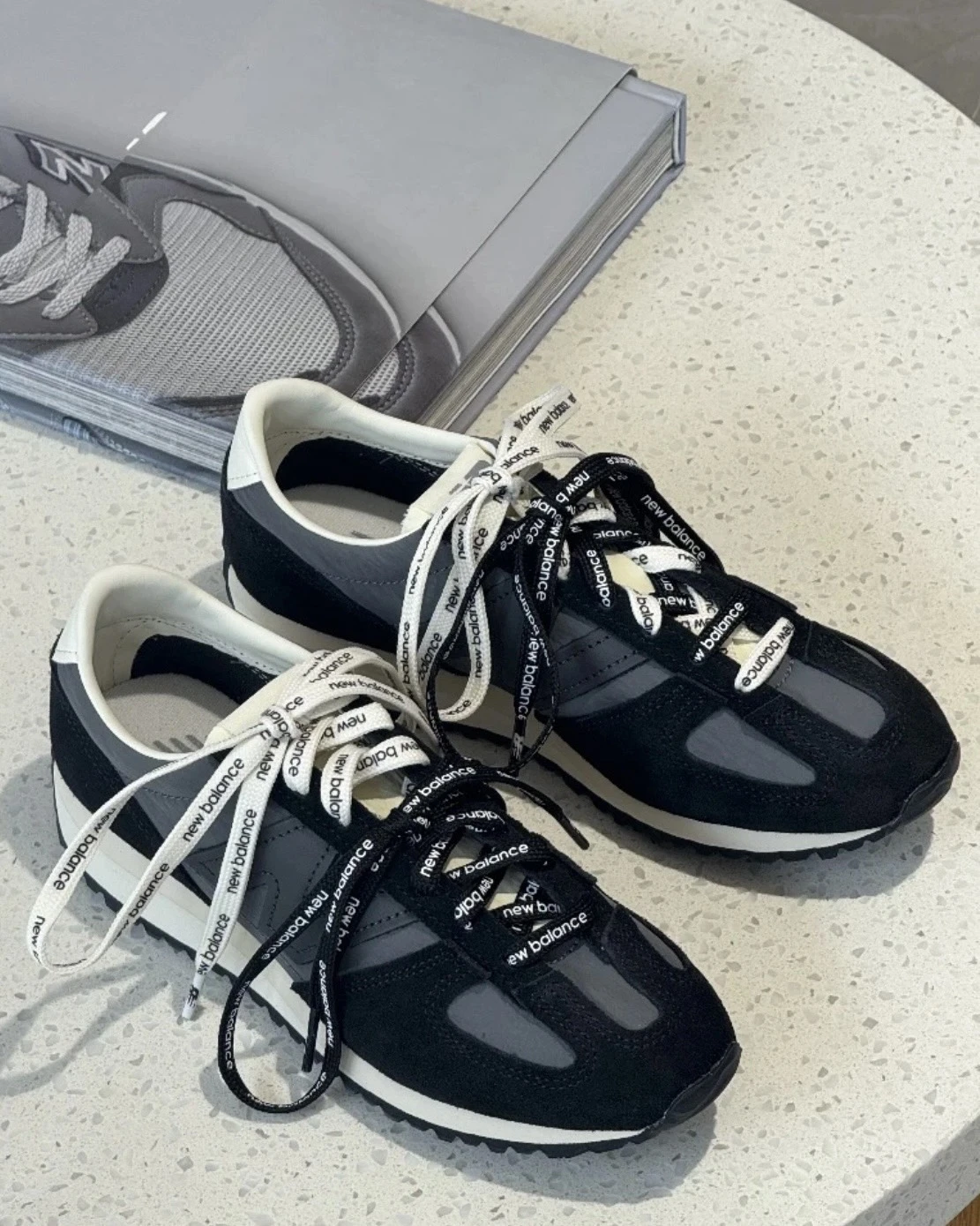 New Balance 471  黑灰 麂皮 MiuMiu風(U471AQ)