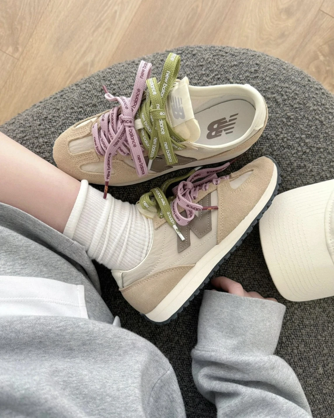 New Balance 471 米色拿鐵 麂皮 MiuMiu風(U471AI)
