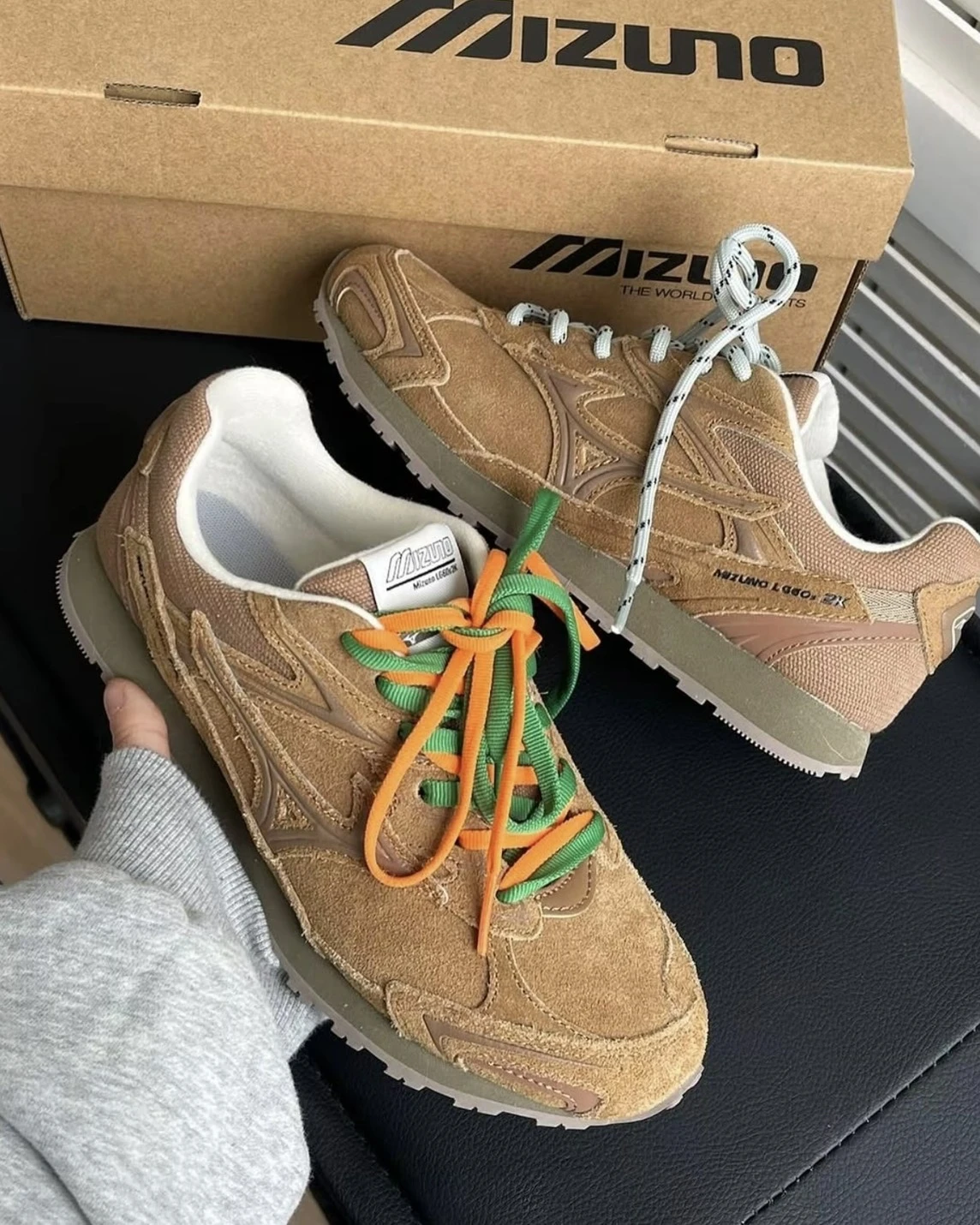 <🔥新品優惠>Mizuno LG 60S 2K 美津濃 復古 薄底 德訓鞋  復古棕(D1GH242102)